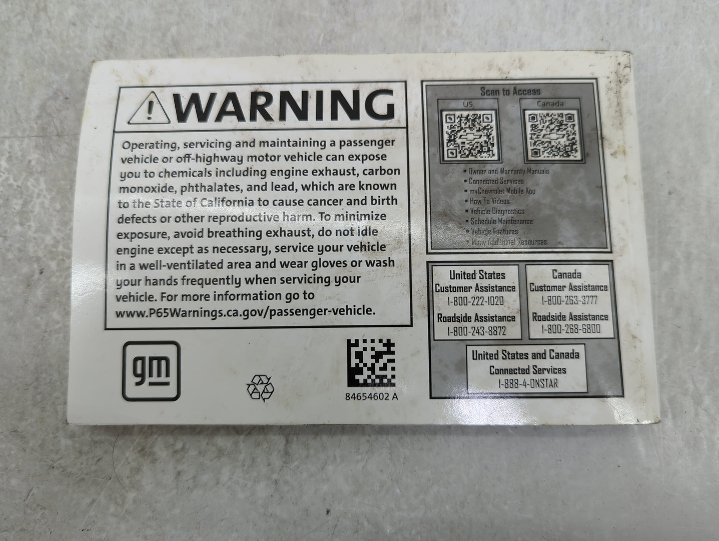 2022 Chevrolet Equinox Owners Manual Book Guide P/N:84654602 OEM Used Auto Parts - Oemusedautoparts1.com