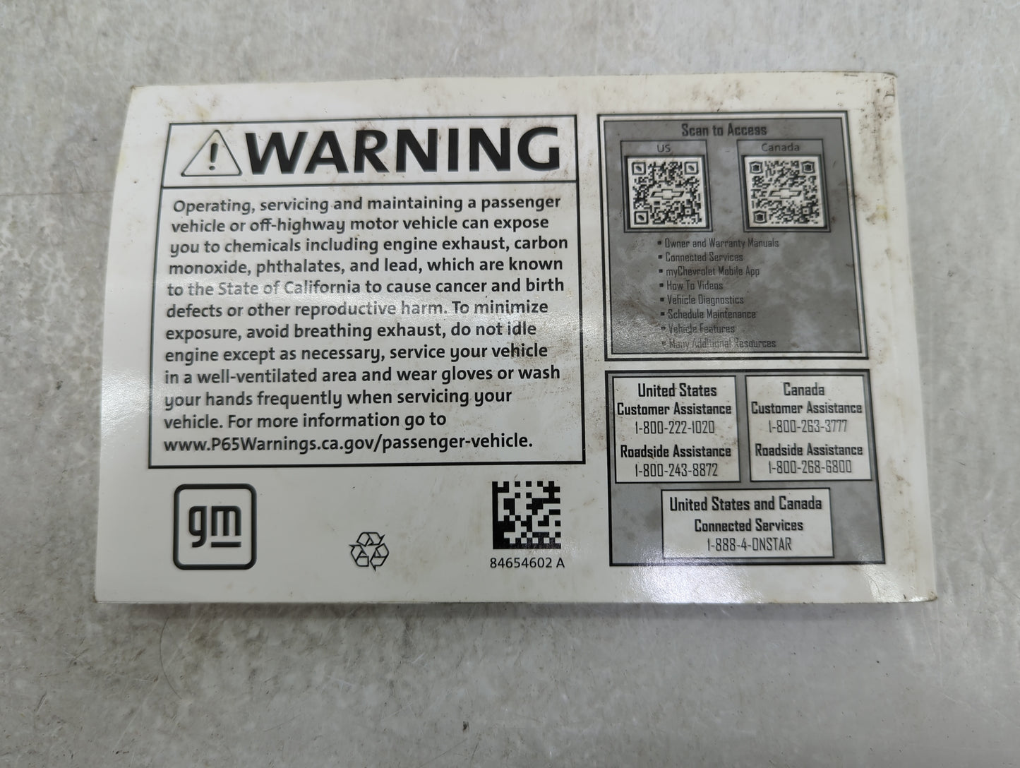 2022 Chevrolet Equinox Owners Manual Book Guide P/N:84654602 OEM Used Auto Parts - Oemusedautoparts1.com