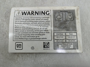 2022 Chevrolet Equinox Owners Manual Book Guide P/N:84654602 OEM Used Auto Parts - Oemusedautoparts1.com