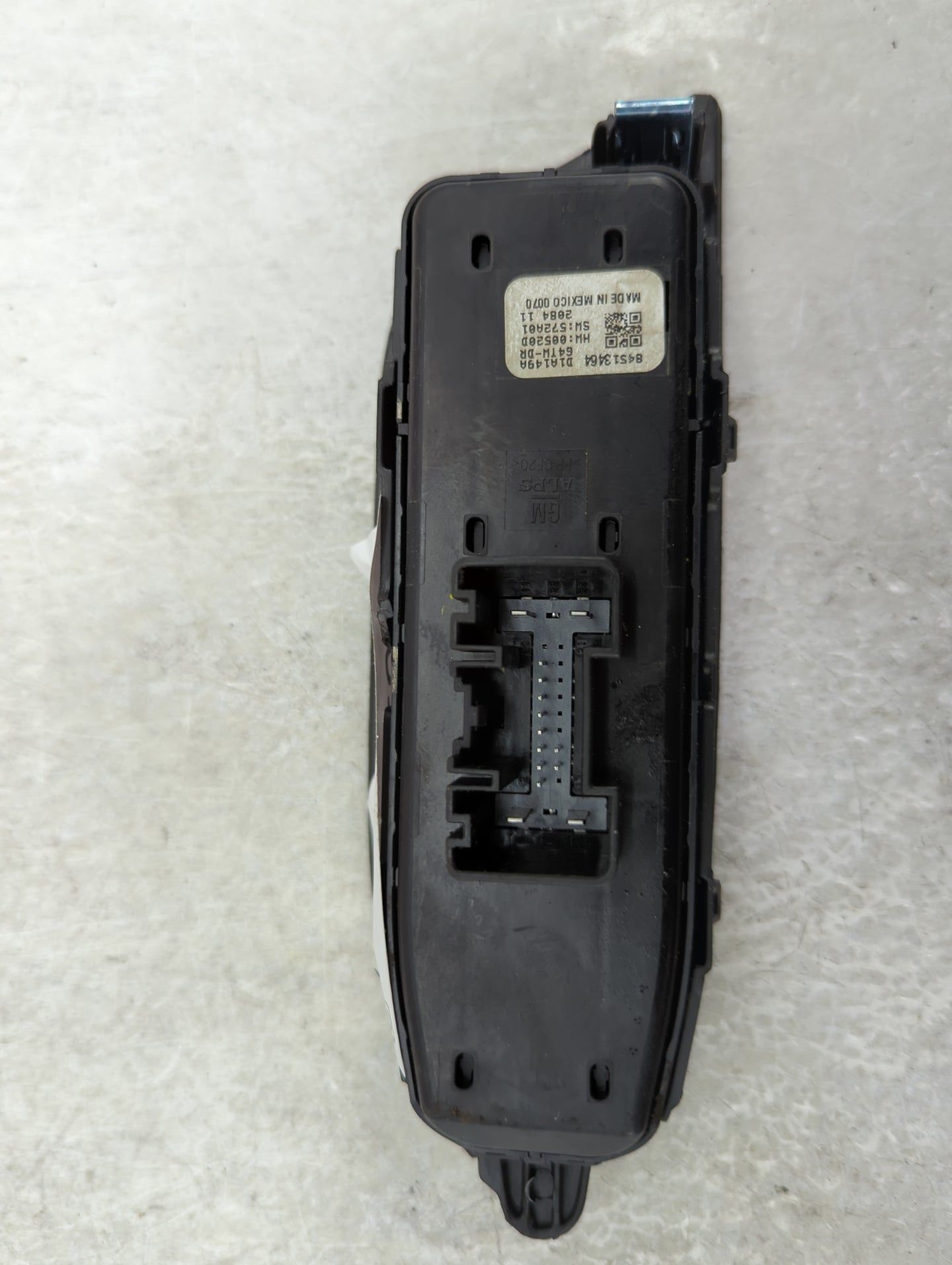 2018-2022 Chevrolet Equinox Master Power Window Switch Replacement Driver Side Left P/N:84513464 D1A149A Fits OEM Used Auto 