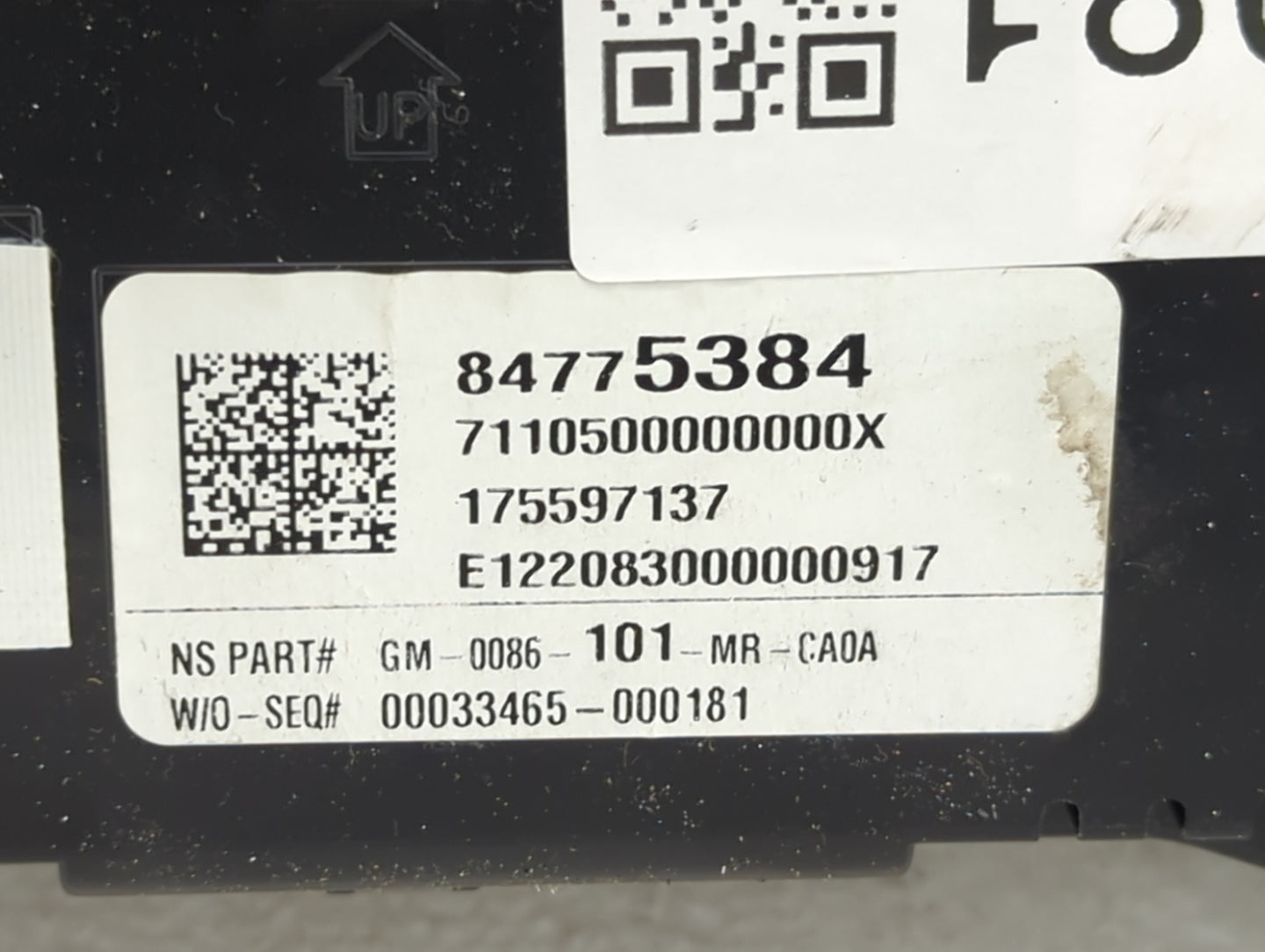 2019-2022 Chevrolet Equinox Instrument Cluster Speedometer Gauges P/N:84775384 GM-0086-101 Fits Fits 2019 2020 2021 2022 OEM