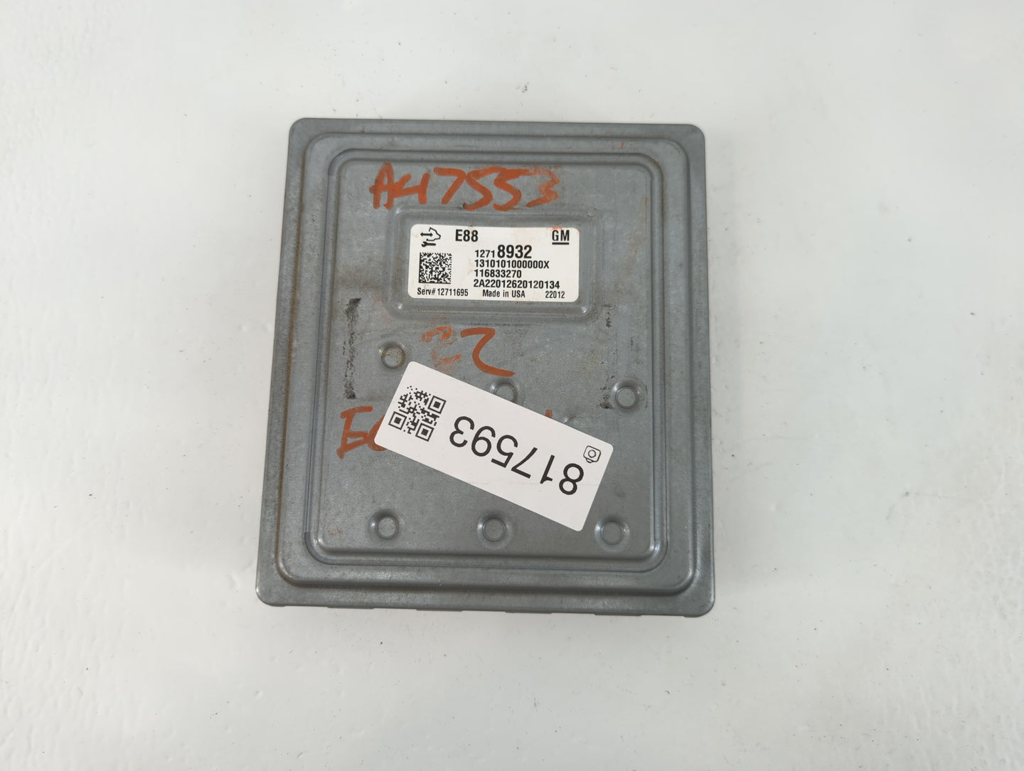 2020-2022 Chevrolet Equinox PCM Engine Control Computer ECU ECM PCU OEM P/N:12711695 12718932 Fits Fits 2020 2021 2022 OEM U