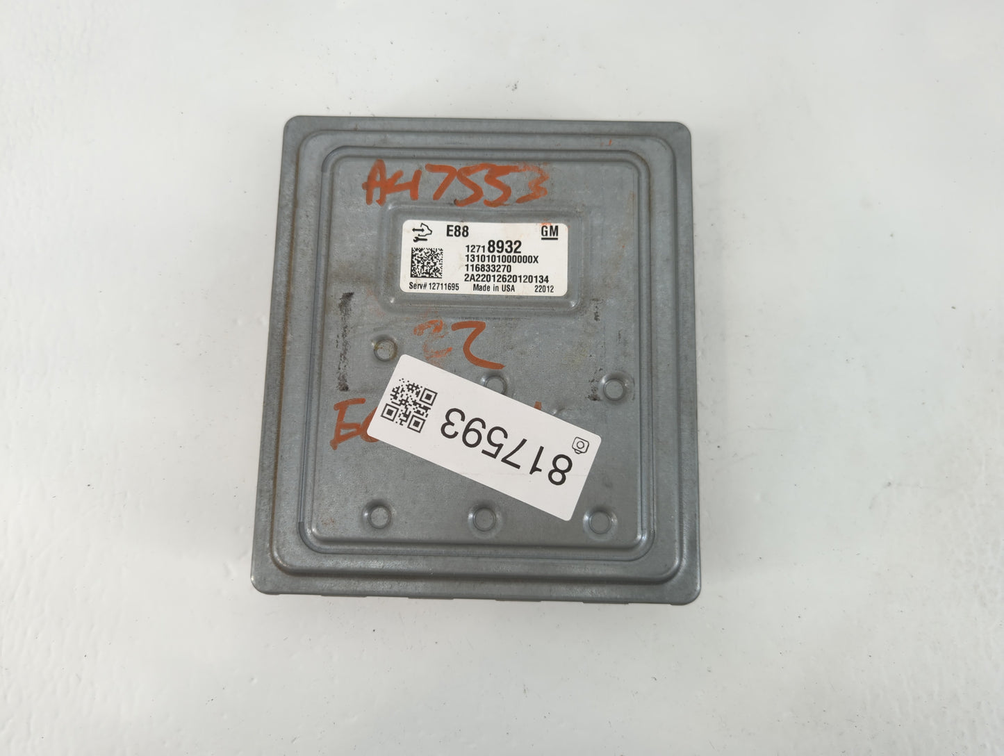 2020-2022 Chevrolet Equinox PCM Engine Control Computer ECU ECM PCU OEM P/N:12711695 12718932 Fits Fits 2020 2021 2022 OEM U