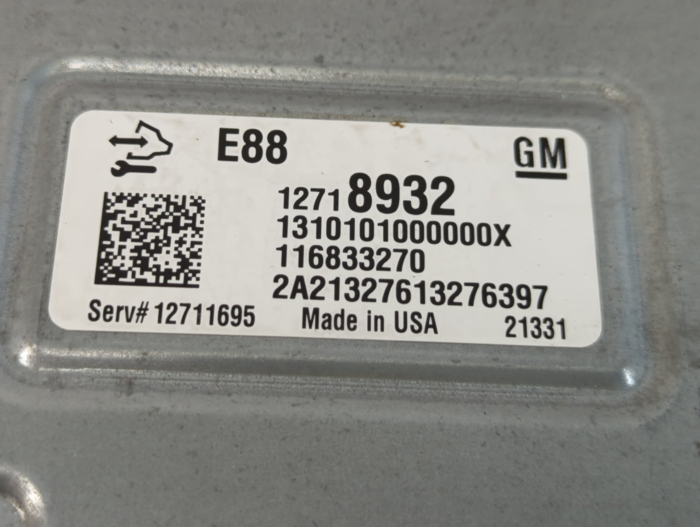 2020-2022 Chevrolet Equinox PCM Engine Control Computer ECU ECM PCU OEM P/N:12711695 12718932 Fits Fits 2020 2021 2022 OEM U
