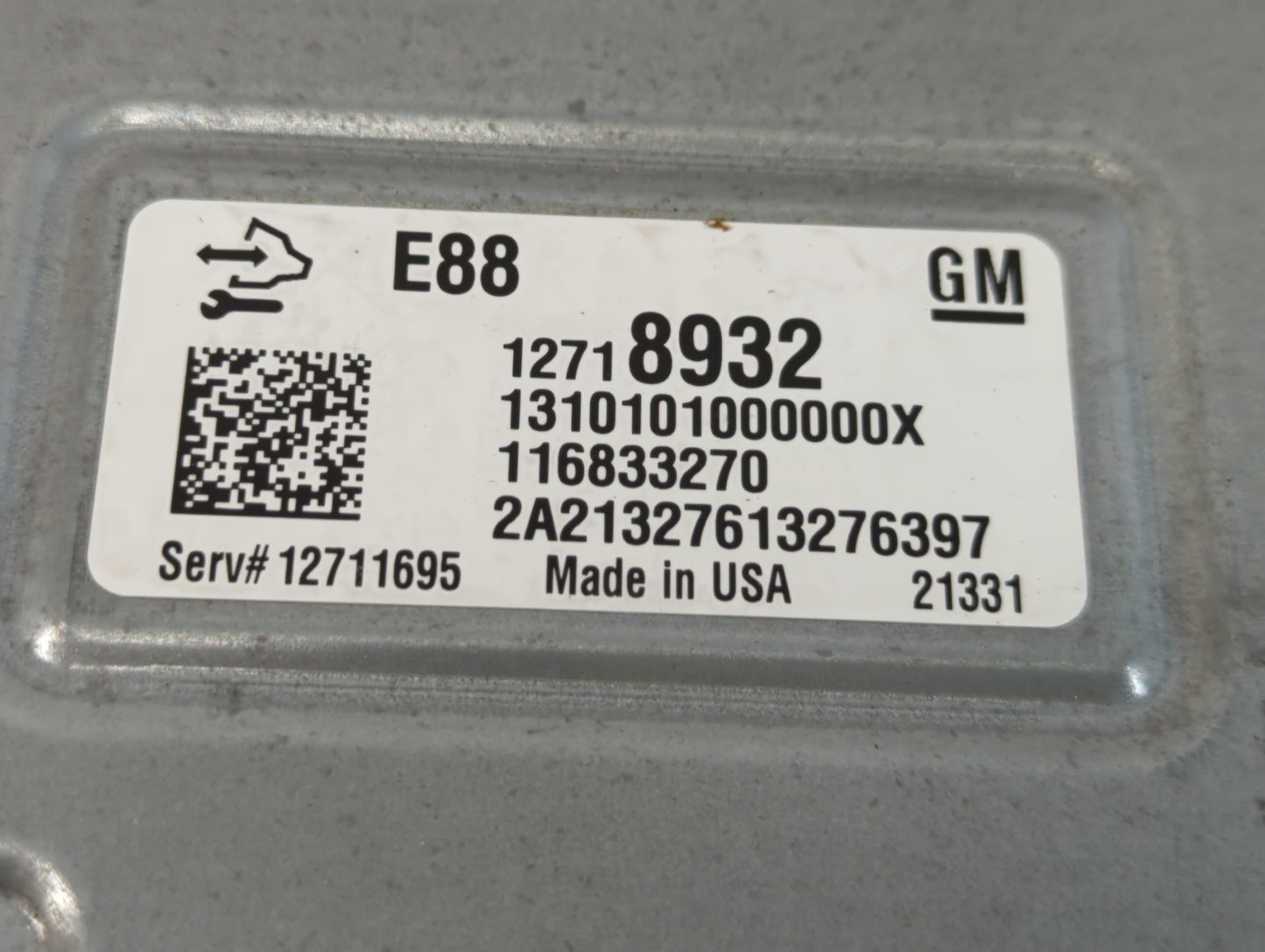 2020-2022 Chevrolet Equinox PCM Engine Control Computer ECU ECM PCU OEM P/N:12711695 12718932 Fits Fits 2020 2021 2022 OEM U