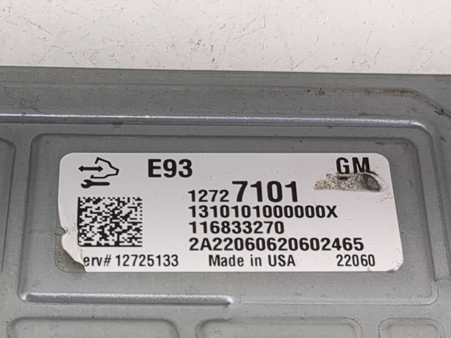 2021 Chevrolet Express 2500 PCM Engine Control Computer ECU ECM PCU OEM P/N:12727101 12725133 Fits Fits 2019 2020 2022 OEM U