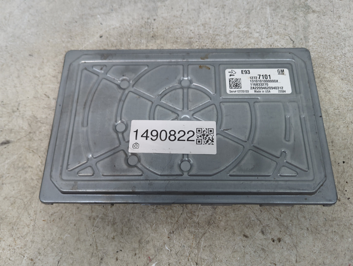 2021 Chevrolet Express 2500 PCM Engine Control Computer ECU ECM PCU OEM P/N:12727101 12725133, 116833270 Fits Fits 2019 2020