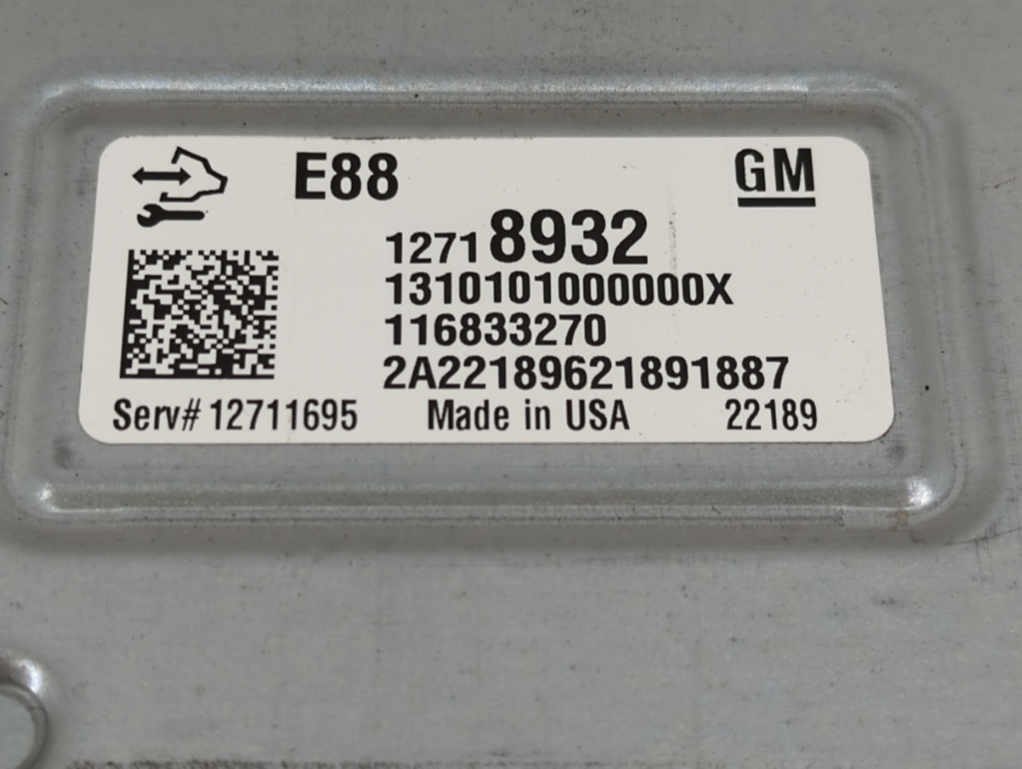 2020-2021 Chevrolet Malibu PCM Engine Control Computer ECU ECM PCU OEM P/N:1271 8932 Fits Fits 2020 2021 2022 OEM Used Auto 