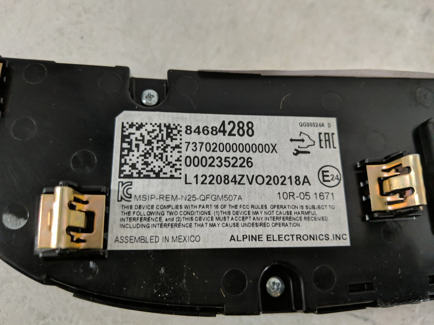 2018-2021 Chevrolet Malibu Climate Control Module Temperature AC/Heater Replacement P/N:84684288 Fits Fits 2018 2019 2020 20