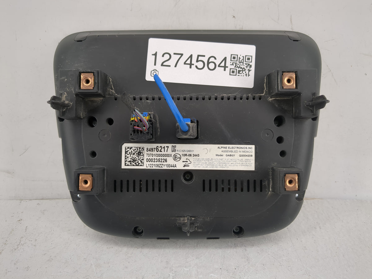 2022 Chevrolet Malibu Information Radio Display Screen 1274564 - Oemusedautoparts1.com