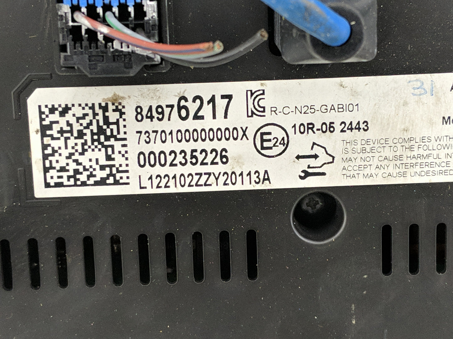 2022 Chevrolet Malibu Information Display Screen - Oemusedautoparts1.com