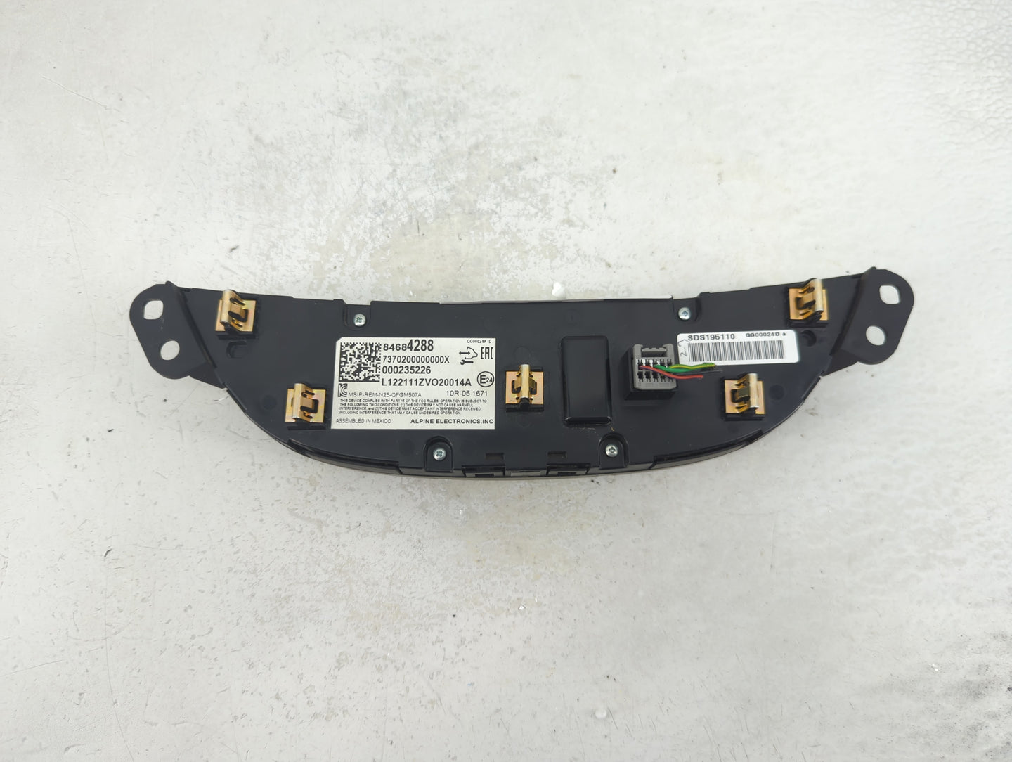 2018-2021 Chevrolet Malibu Climate Control Module Temperature AC/Heater Replacement P/N:84684288 Fits Fits 2018 2019 2020 20