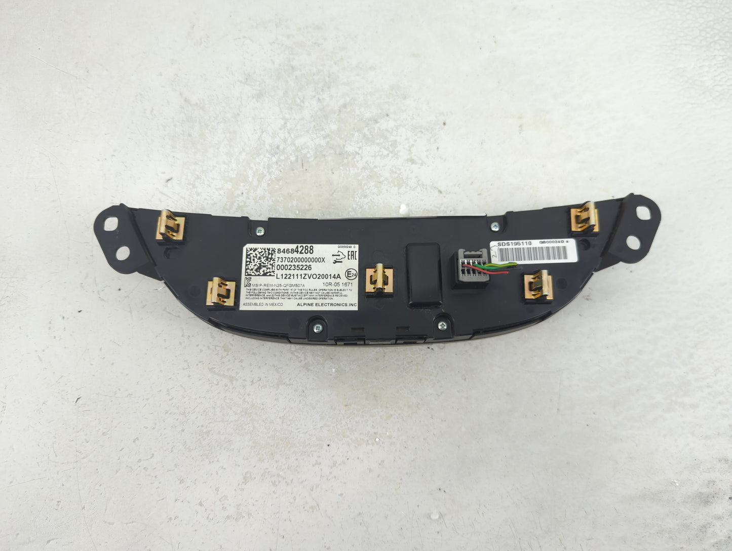 2018-2021 Chevrolet Malibu Climate Control Module Temperature AC/Heater Replacement P/N:84684288 Fits Fits 2018 2019 2020 20