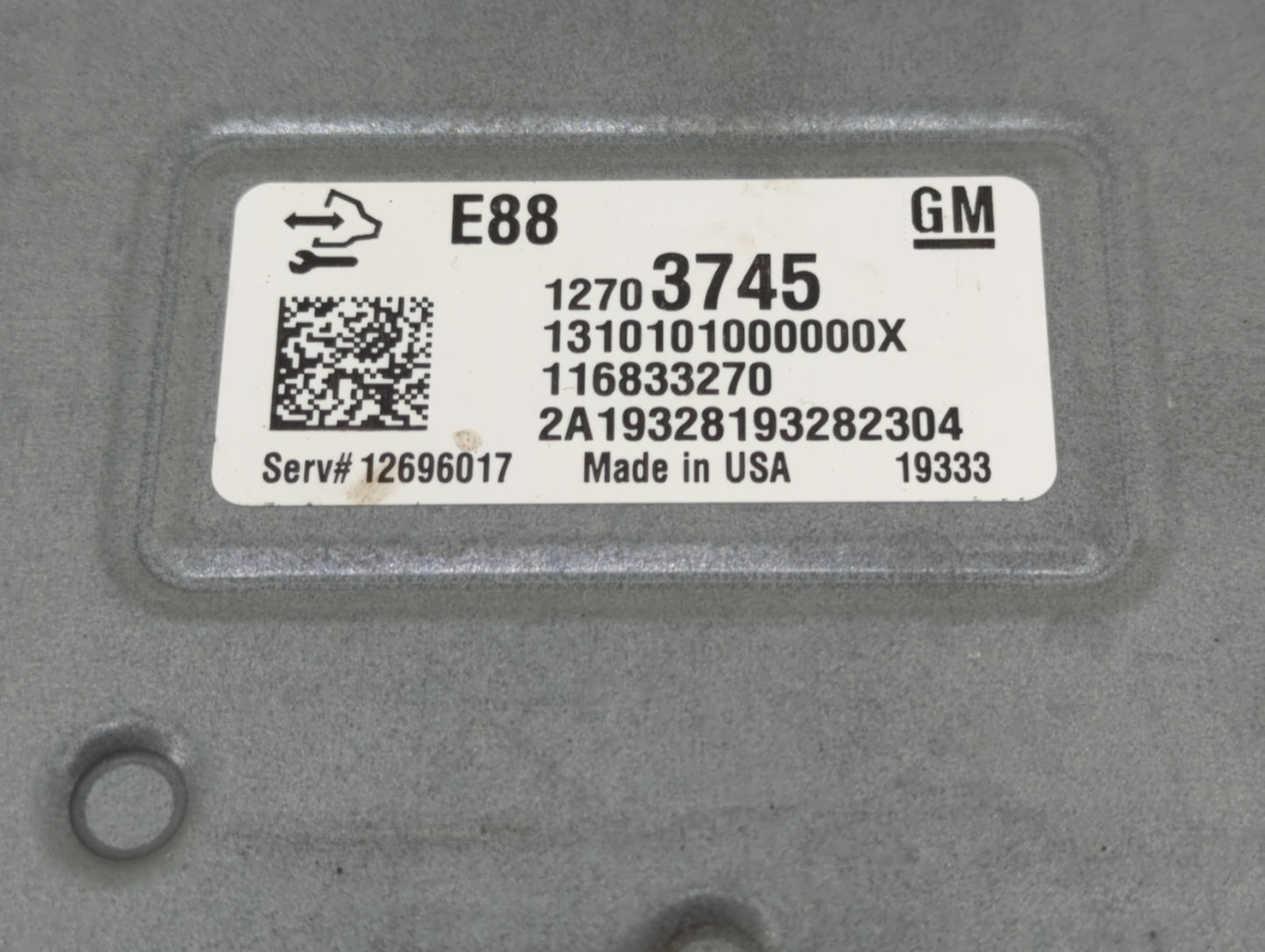 2020-2021 Chevrolet Malibu PCM Engine Control Computer ECU ECM PCU OEM P/N:12703745 Fits Fits 2020 2021 2022 OEM Used Auto P
