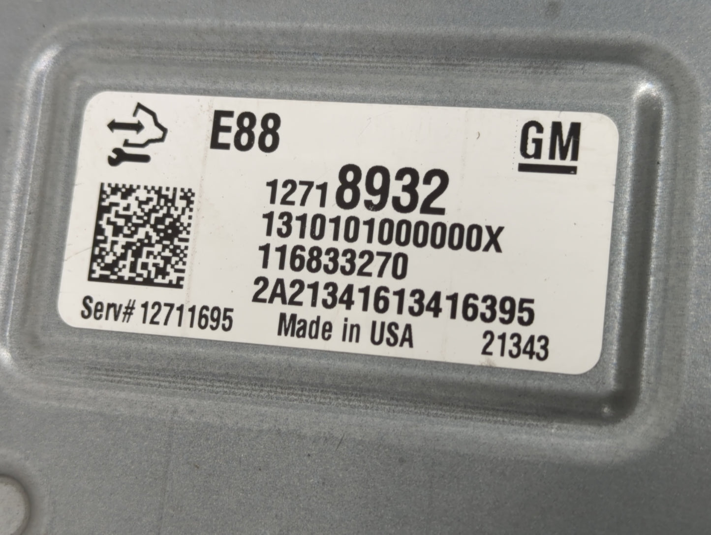 2020-2021 Chevrolet Malibu PCM Engine Control Computer ECU ECM PCU OEM P/N:116833270 12718932 Fits Fits 2020 2021 2022 OEM U