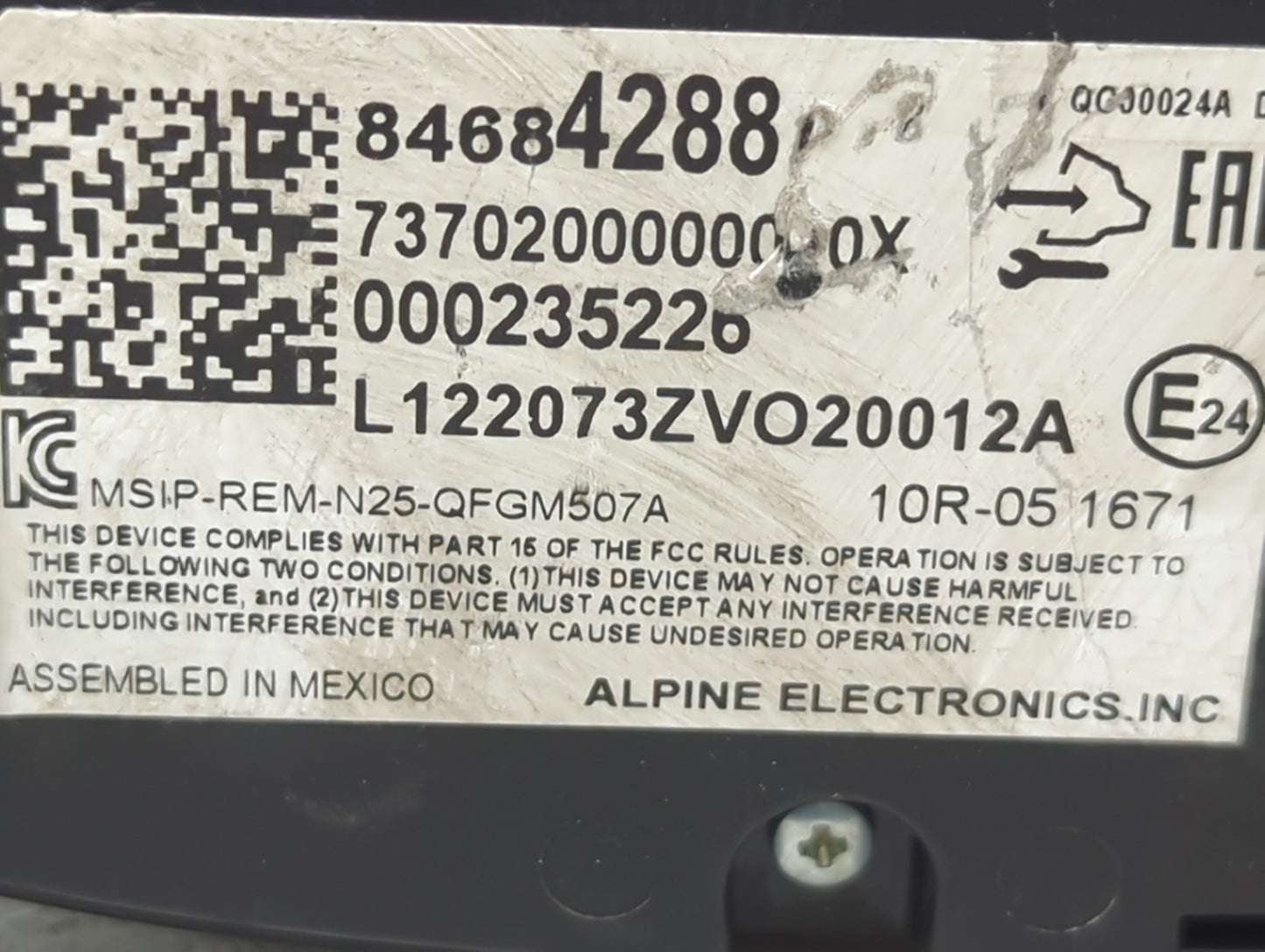 2018-2021 Chevrolet Malibu Climate Control Module Temperature AC/Heater Replacement P/N:846684288 Fits Fits 2018 2019 2020 2