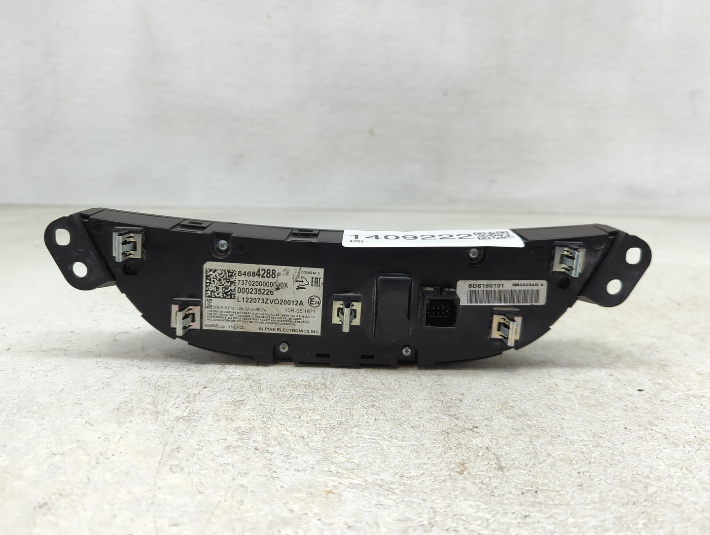2018-2021 Chevrolet Malibu Climate Control Module Temperature AC/Heater Replacement P/N:846684288 Fits Fits 2018 2019 2020 2