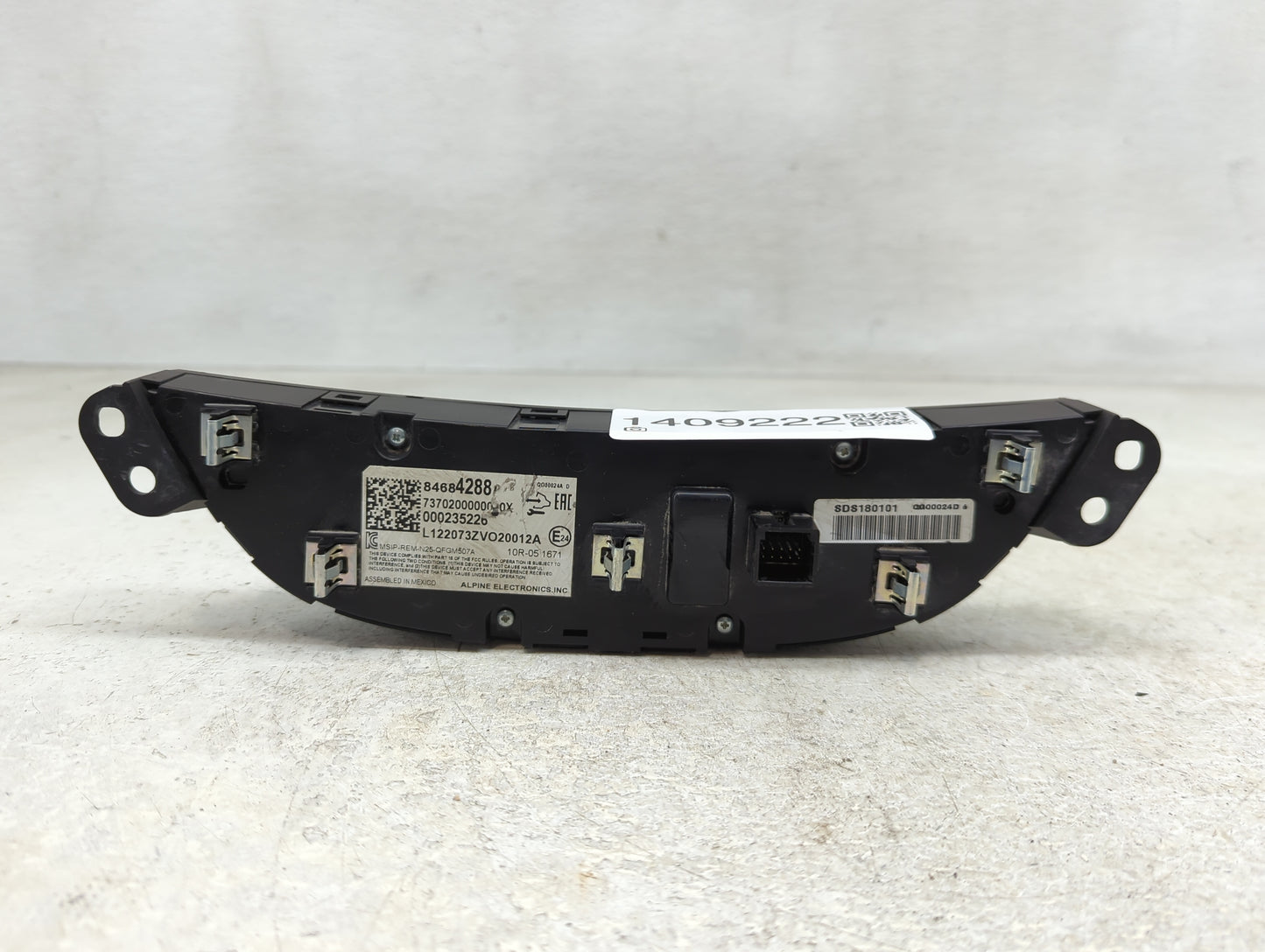 2018-2021 Chevrolet Malibu Climate Control Module Temperature AC/Heater Replacement P/N:846684288 Fits Fits 2018 2019 2020 2