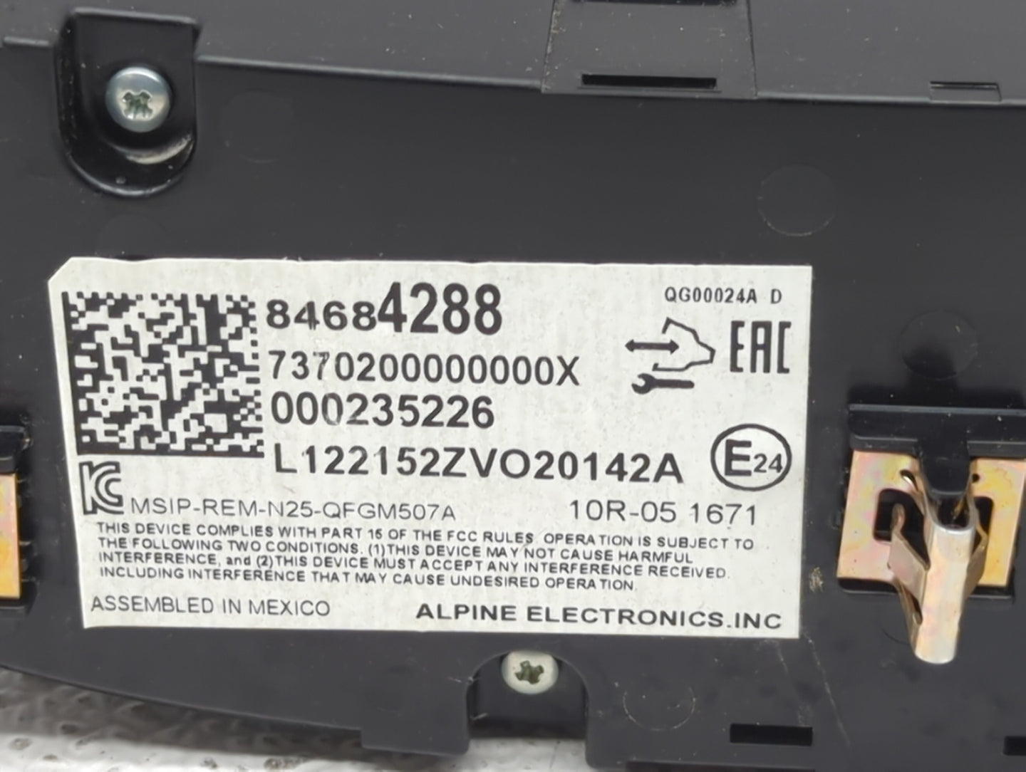 2018-2021 Chevrolet Malibu Climate Control Module Temperature AC/Heater Replacement P/N:84684288 Fits Fits 2018 2019 2020 20