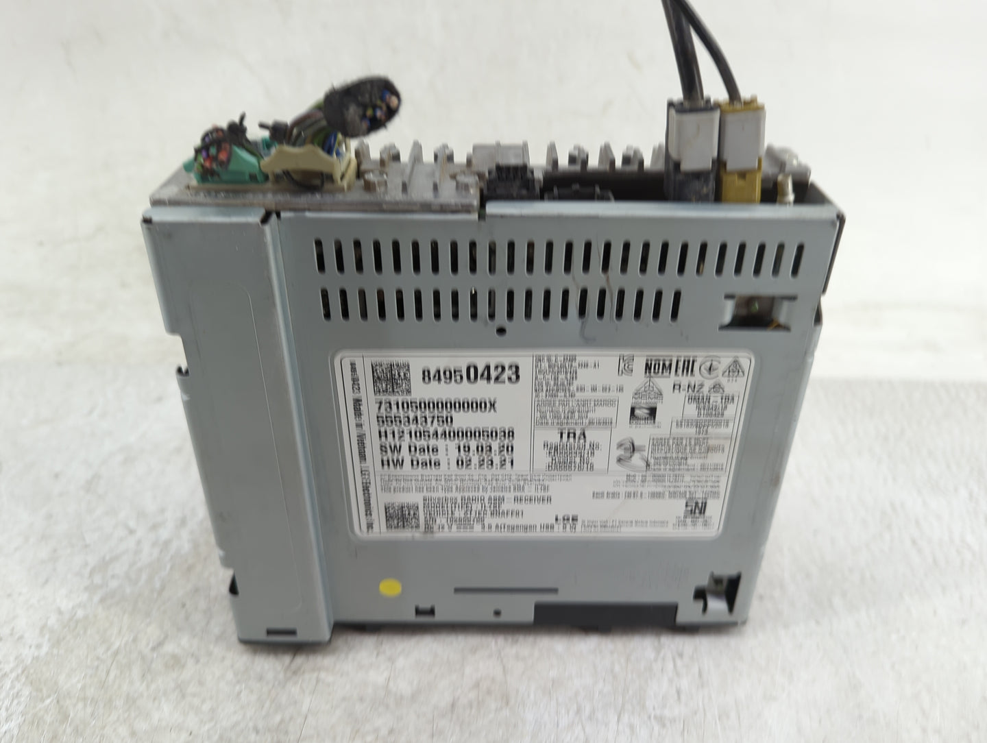 2022 Chevrolet Malibu Radio AM FM Cd Player Receiver Replacement P/N:84950423 Fits Fits 2021 OEM Used Auto Parts - Oemusedau