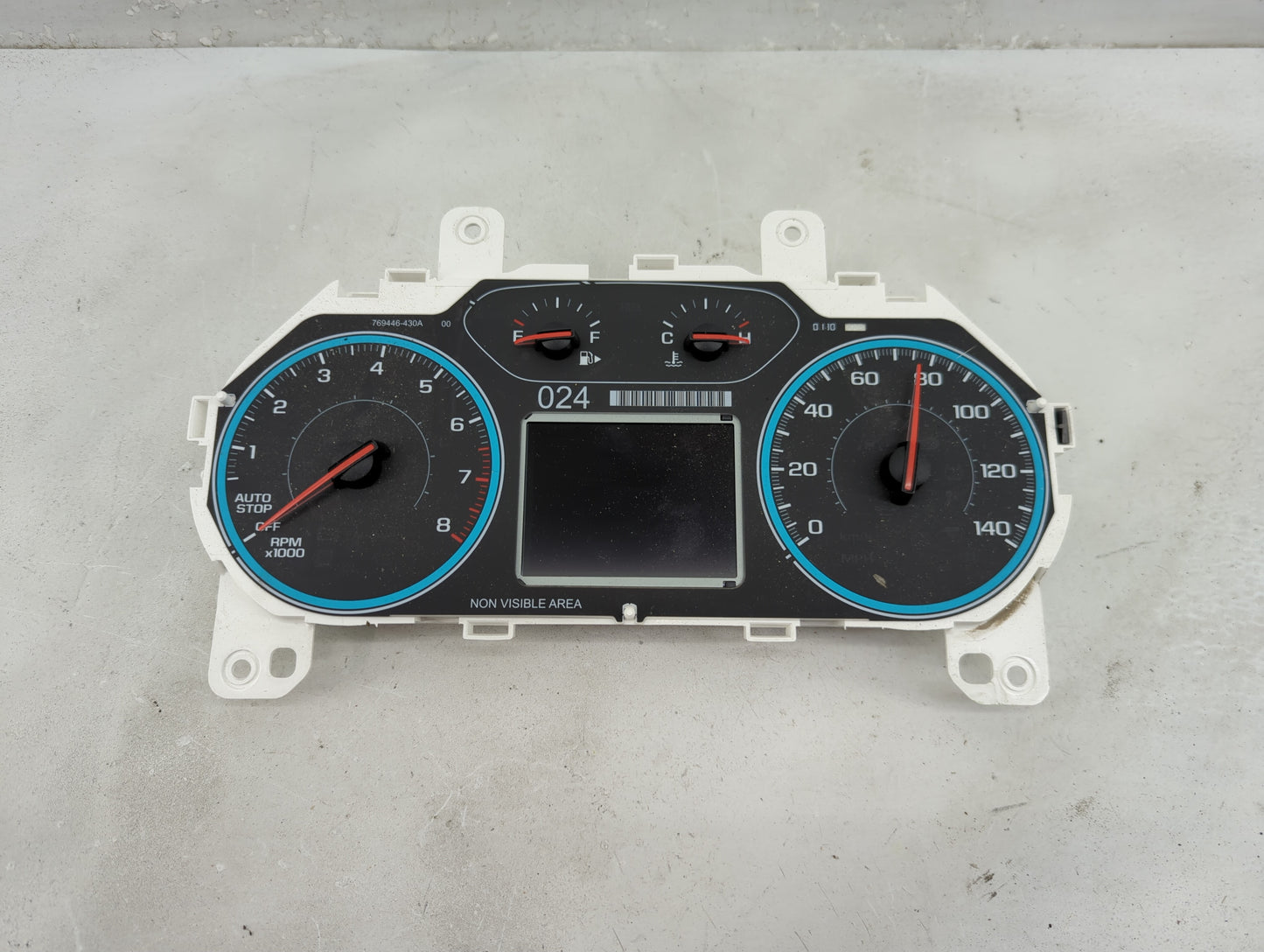 2022 Chevrolet Malibu Instrument Cluster Speedometer Gauges P/N:812610798 42786792 Fits OEM Used Auto Parts - Oemusedautopar
