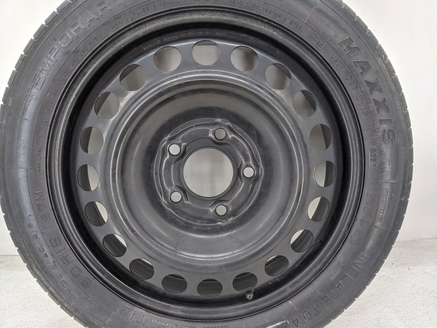 2016-2022 Chevrolet Malibu Spare Donut Tire Wheel Rim Oem - Oemusedautoparts1.com