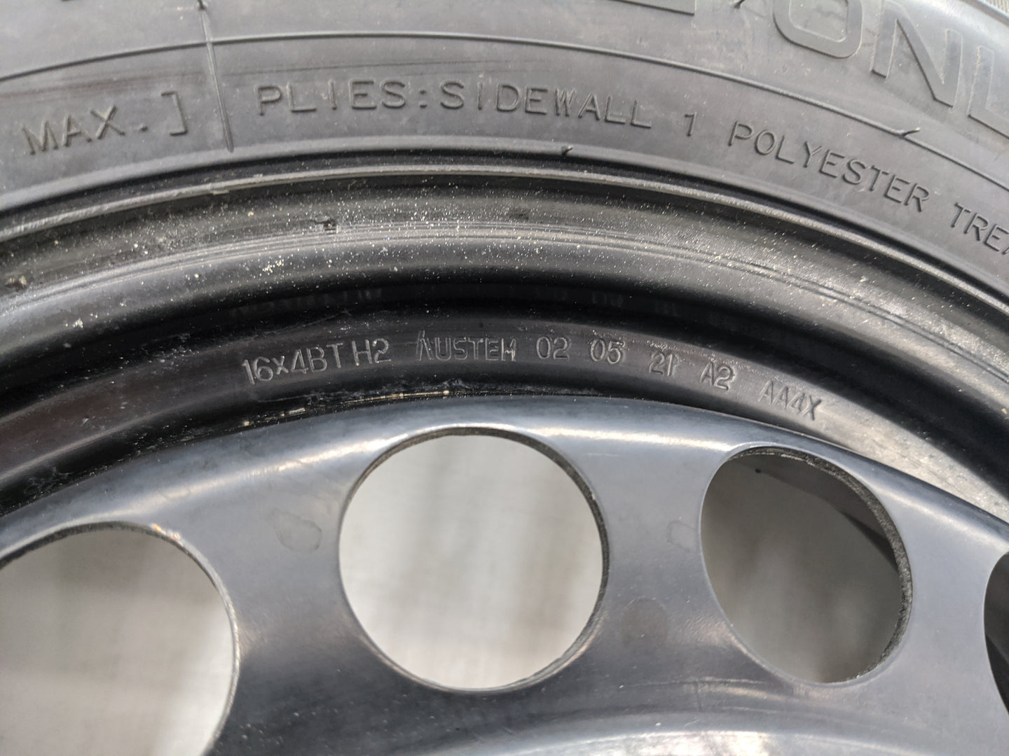 2016-2022 Chevrolet Malibu Spare Donut Tire Wheel Rim Oem - Oemusedautoparts1.com