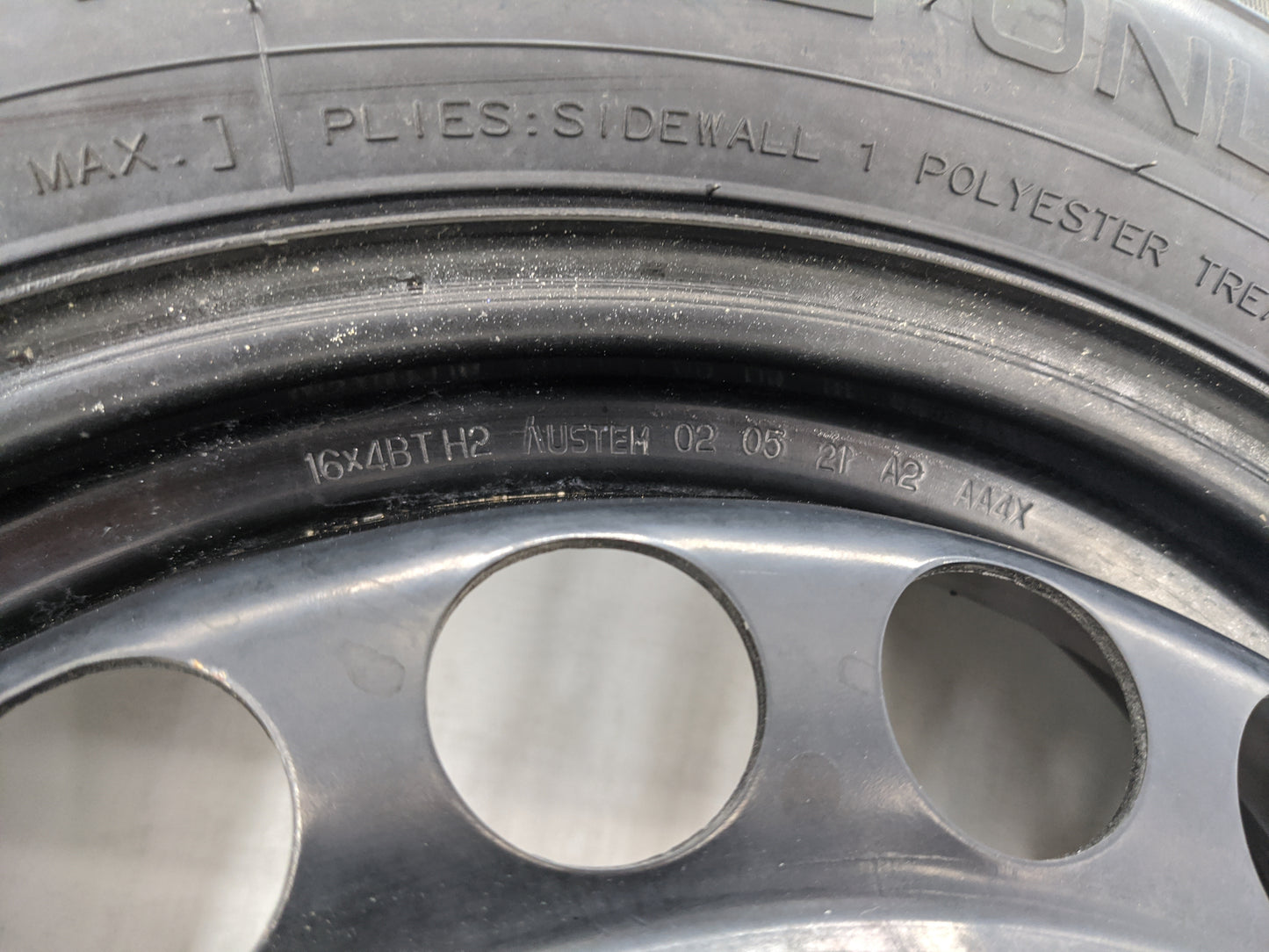 2016-2022 Chevrolet Malibu Spare Donut Tire Wheel Rim Oem - Oemusedautoparts1.com