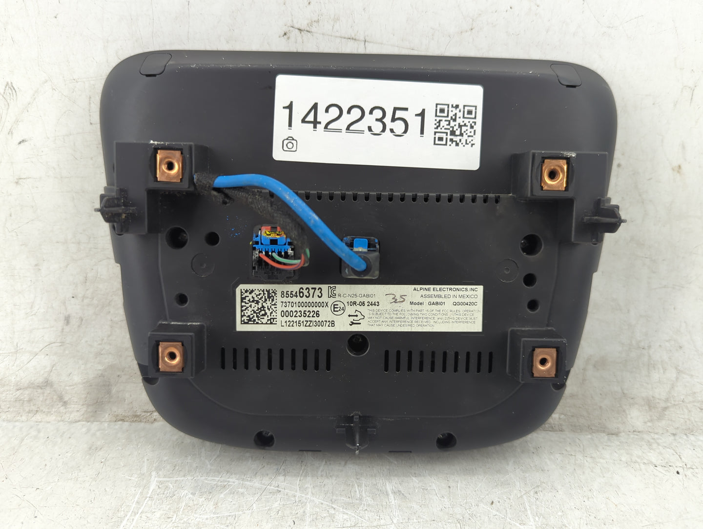 2022 Chevrolet Malibu Information Display Screen - Oemusedautoparts1.com