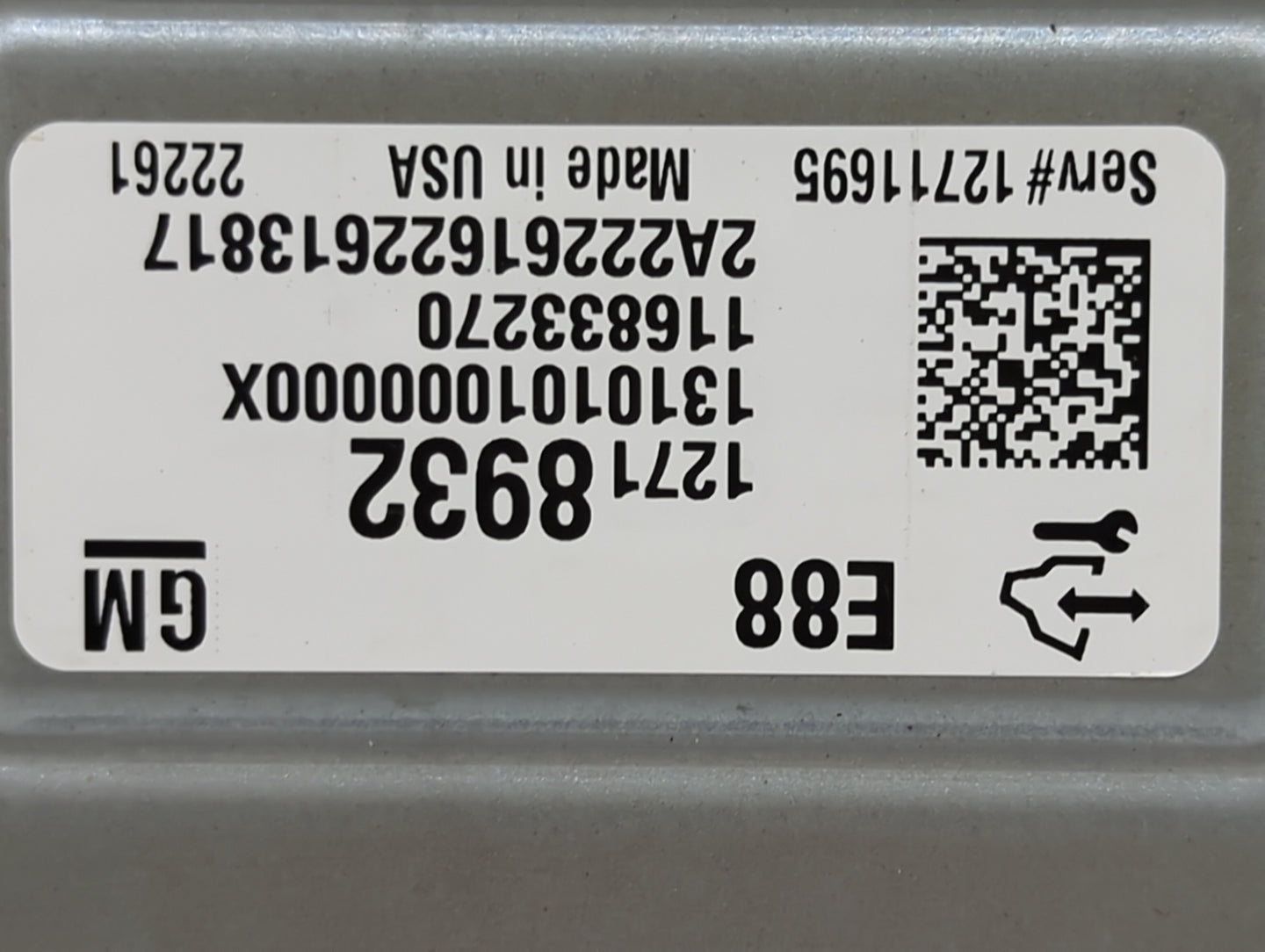 2020-2021 Chevrolet Malibu PCM Engine Control Computer ECU ECM PCU OEM P/N:12718932 13101010000000X Fits Fits 2020 2021 2022