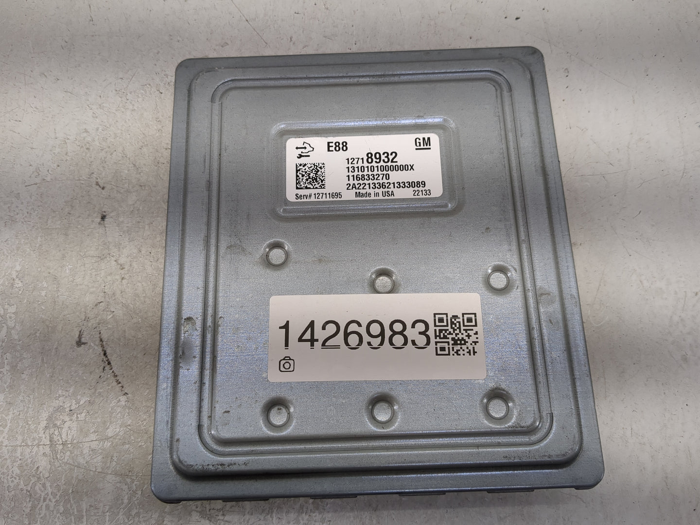 2020-2021 Chevrolet Malibu PCM Engine Control Computer ECU ECM PCU OEM P/N:116833270 12718932 Fits Fits 2020 2021 2022 OEM U