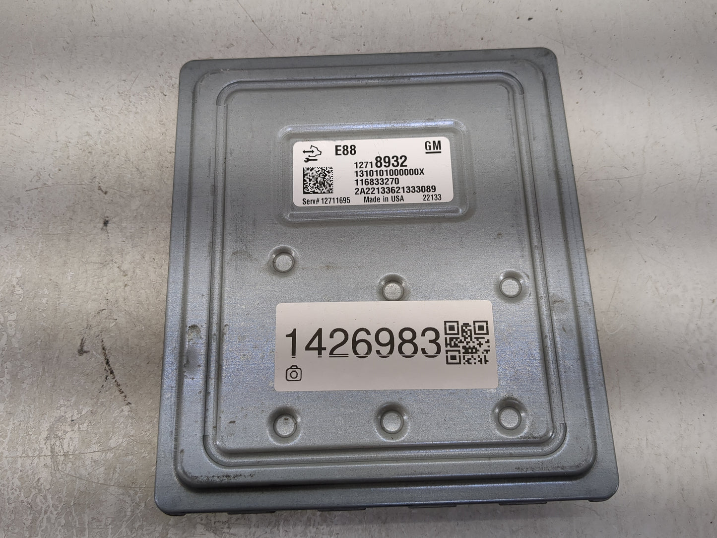 2020-2021 Chevrolet Malibu PCM Engine Control Computer ECU ECM PCU OEM P/N:116833270 12718932 Fits Fits 2020 2021 2022 OEM U