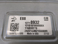 2020-2021 Chevrolet Malibu PCM Engine Control Computer ECU ECM PCU OEM P/N:116833270 12718932 Fits Fits 2020 2021 2022 OEM U
