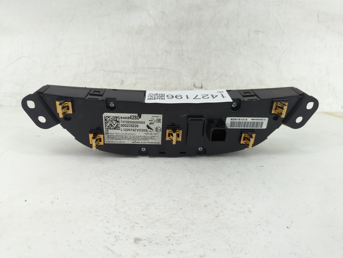 2018-2021 Chevrolet Malibu Climate Control Module Temperature AC/Heater Replacement P/N:84684288 Fits Fits 2018 2019 2020 20