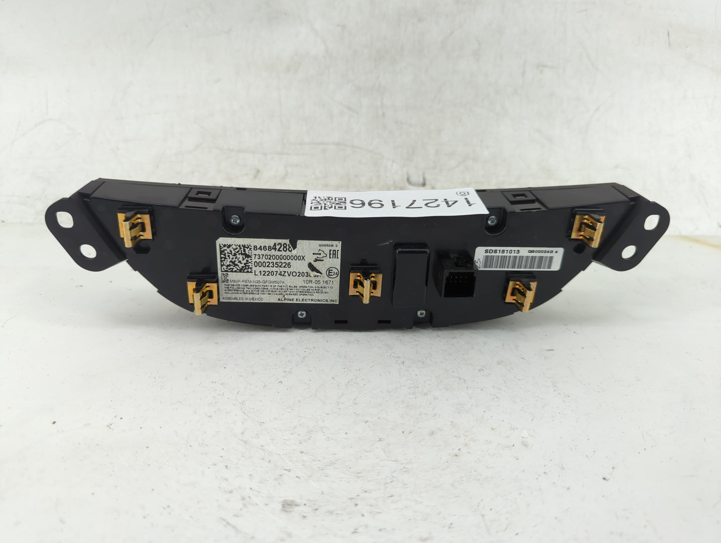 2018-2021 Chevrolet Malibu Climate Control Module Temperature AC/Heater Replacement P/N:84684288 Fits Fits 2018 2019 2020 20