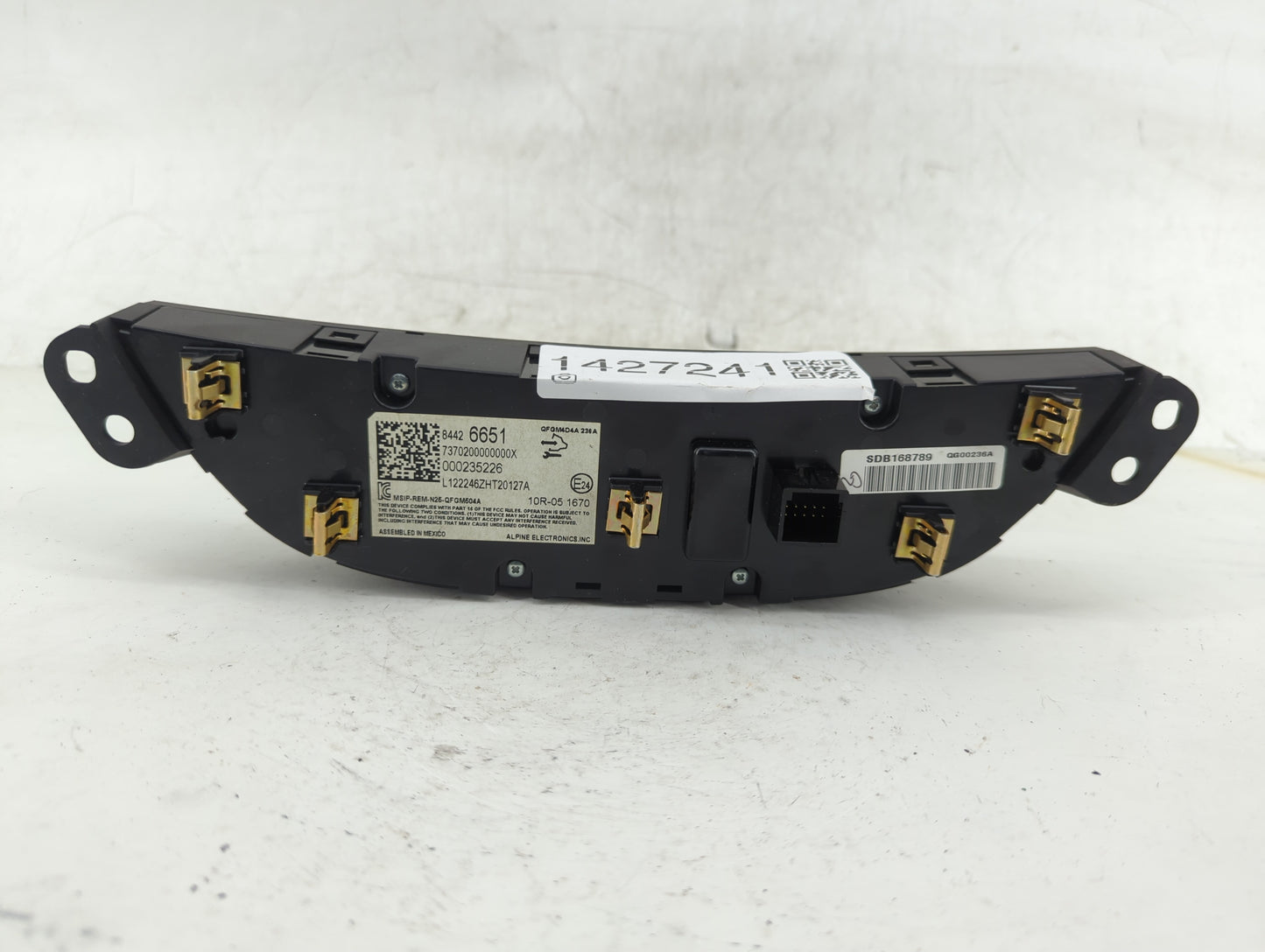 2019-2021 Chevrolet Malibu Climate Control Module Temperature AC/Heater Replacement P/N:84426651 Fits Fits 2019 2020 2021 OE