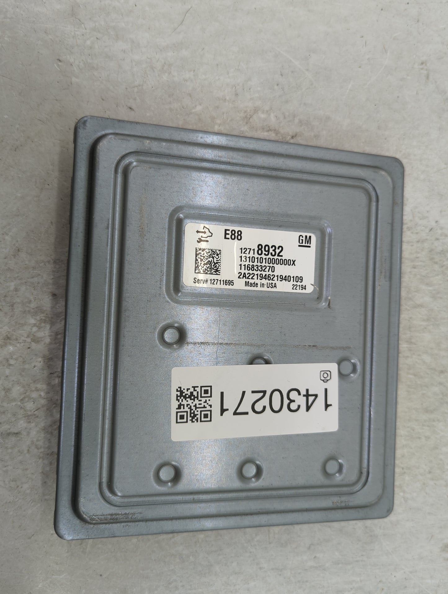 2020-2021 Chevrolet Malibu PCM Engine Control Computer ECU ECM PCU OEM P/N:116833270 12718932 Fits Fits 2020 2021 2022 OEM U