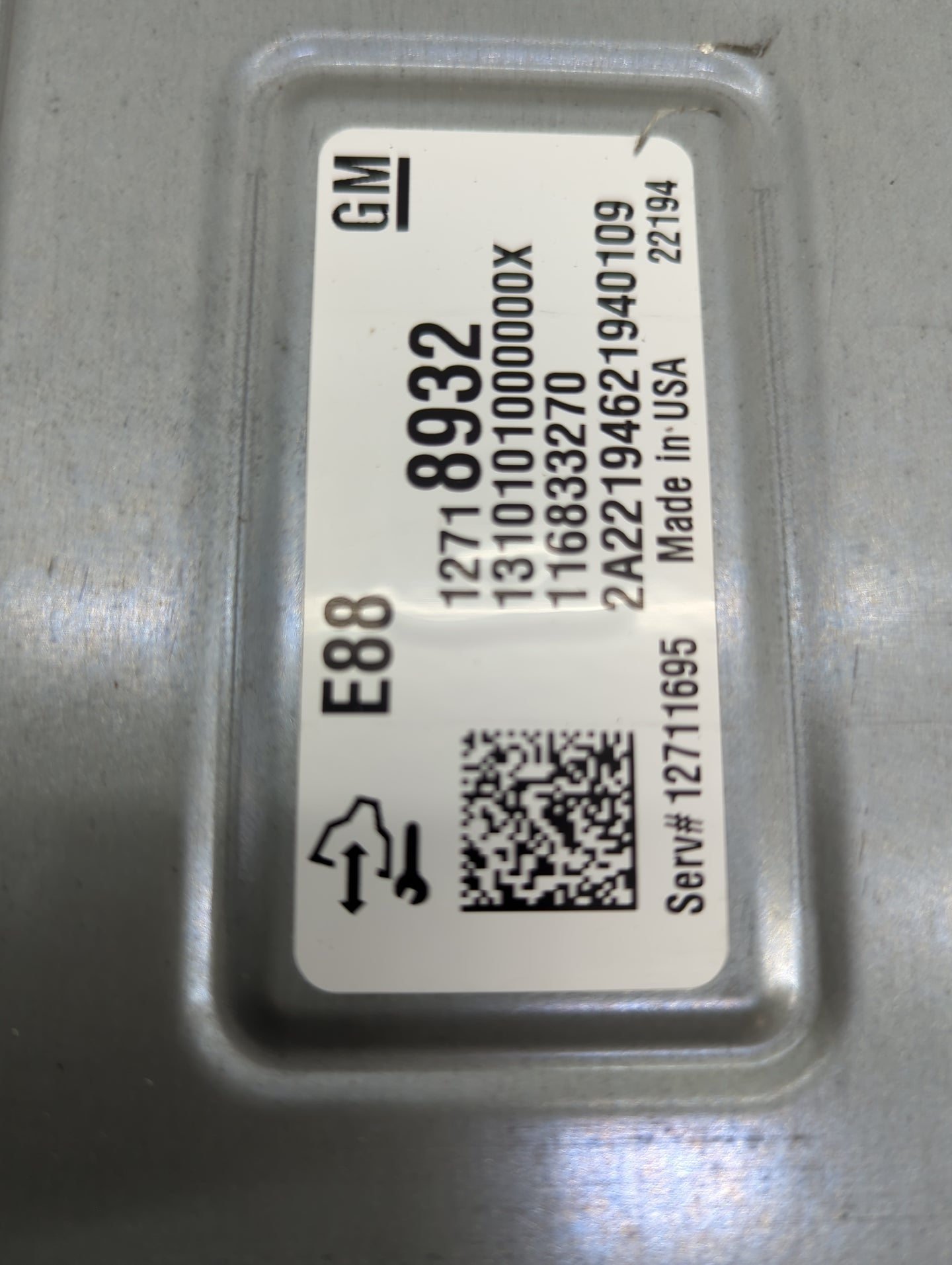 2020-2021 Chevrolet Malibu PCM Engine Control Computer ECU ECM PCU OEM P/N:116833270 12718932 Fits Fits 2020 2021 2022 OEM U