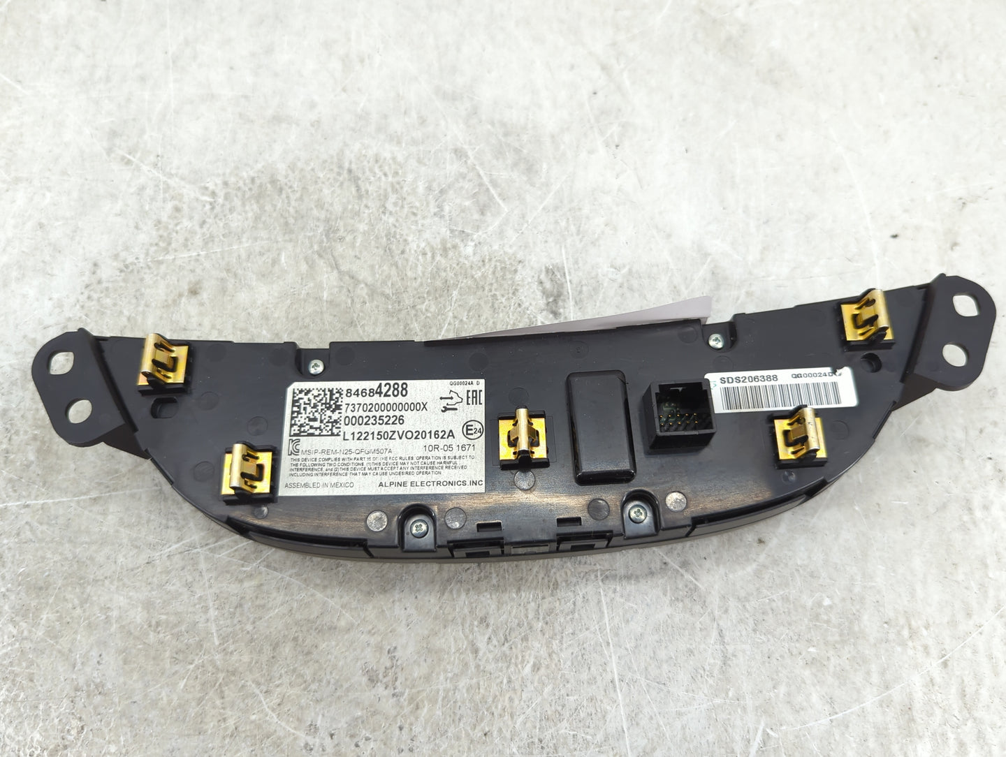 2018-2021 Chevrolet Malibu Climate Control Module Temperature AC/Heater Replacement P/N:84684288 7370200000000X Fits OEM Use