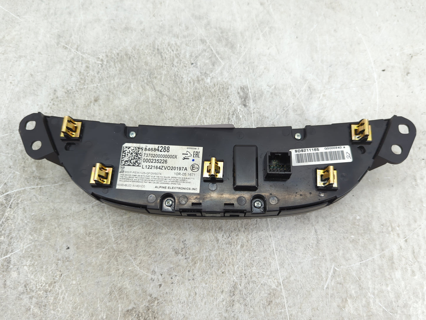 2018-2021 Chevrolet Malibu Climate Control Module Temperature AC/Heater Replacement P/N:84684288 7370200000000X Fits OEM Use