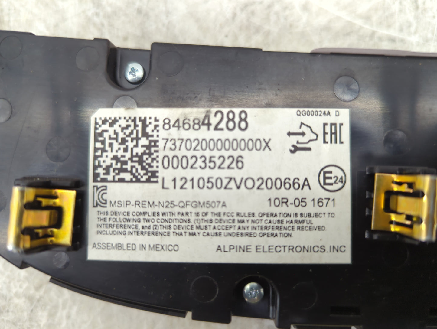 2018-2021 Chevrolet Malibu Climate Control Module Temperature AC/Heater Replacement P/N:84684288 7370200000000X Fits OEM Use