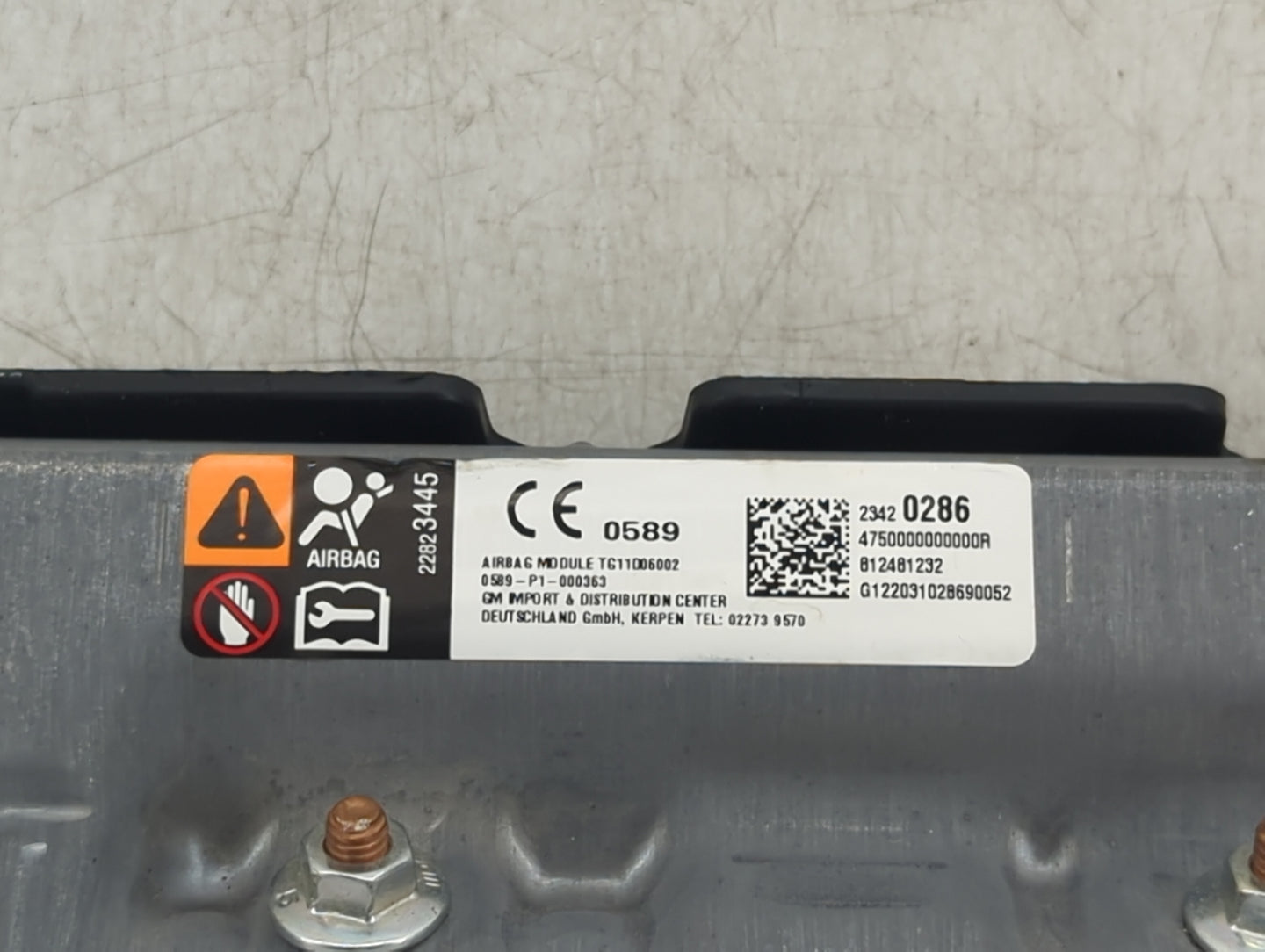 2016-2021 Chevrolet Malibu Air Bag Passenger Right Knee OEM P/N:TG11D06002 0589-P1-000363 Fits Fits 2016 2017 2018 2019 2020