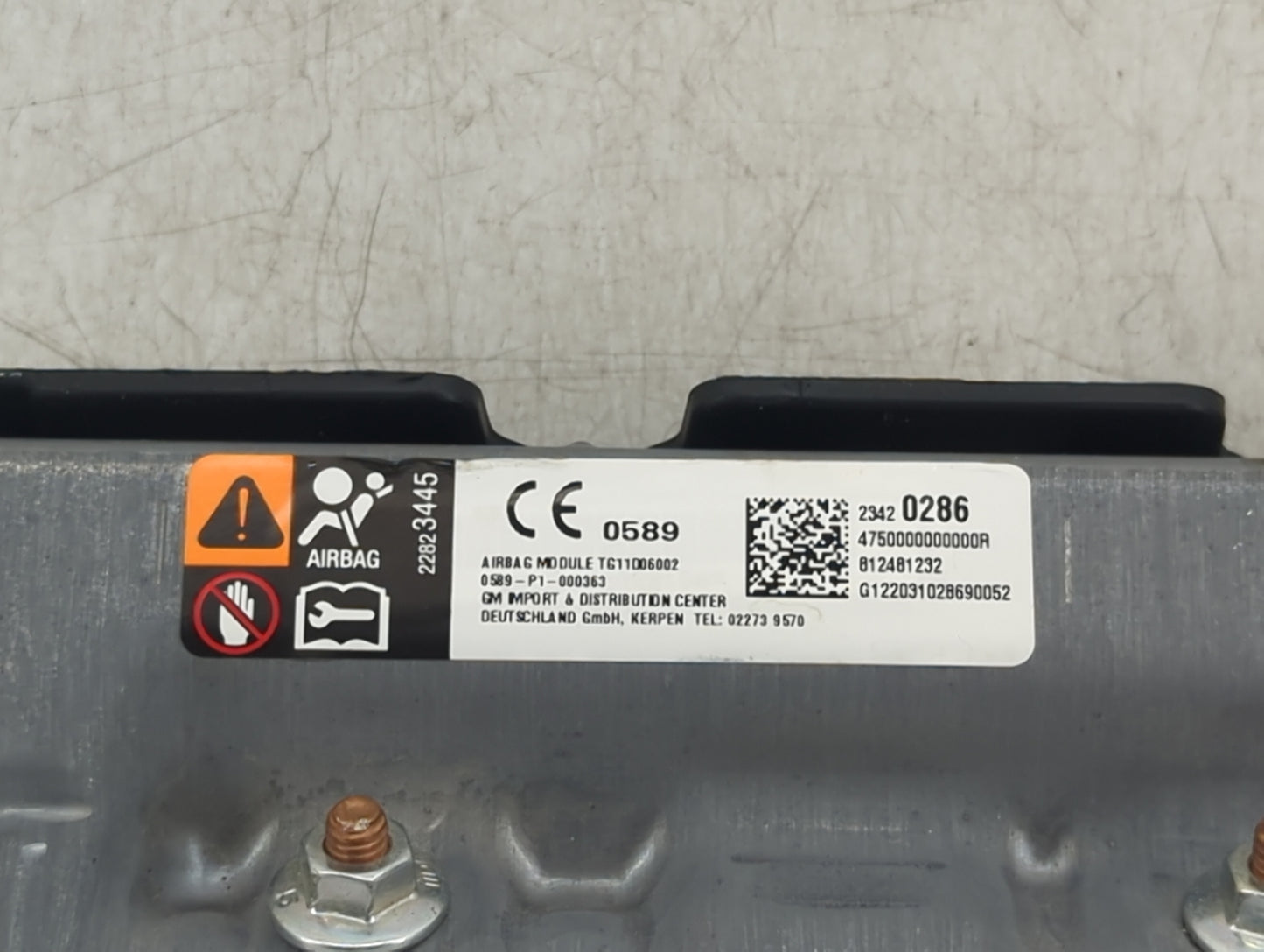 2016-2021 Chevrolet Malibu Air Bag Passenger Right Knee OEM P/N:TG11D06002 0589-P1-000363 Fits Fits 2016 2017 2018 2019 2020