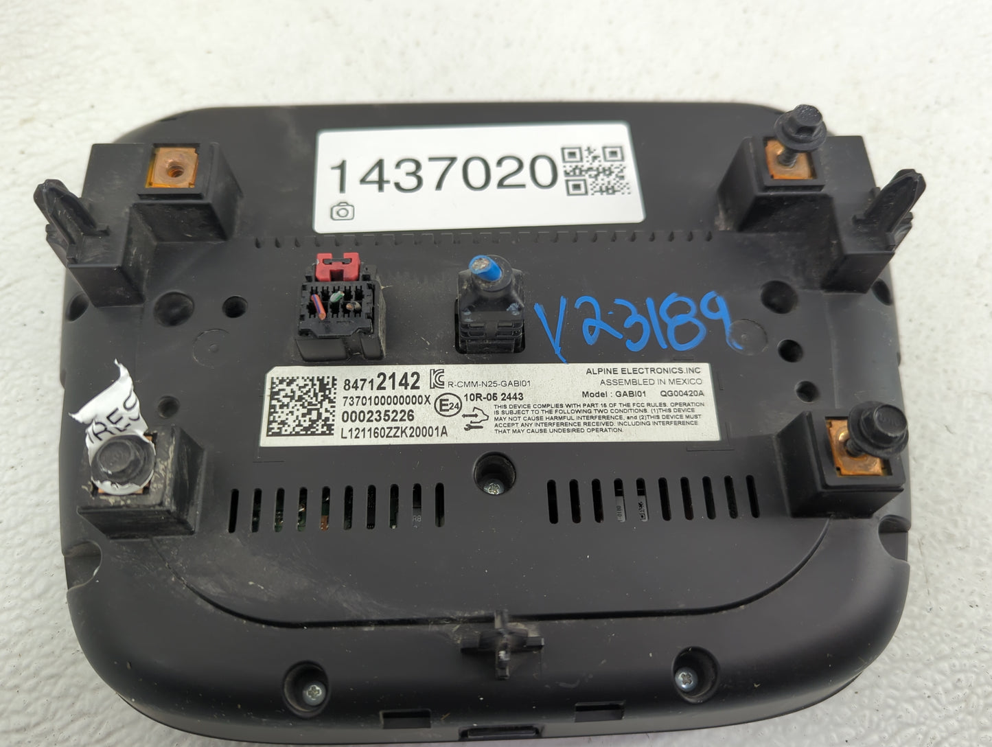 2022 Chevrolet Malibu Information Display Screen Black - Oemusedautoparts1.com
