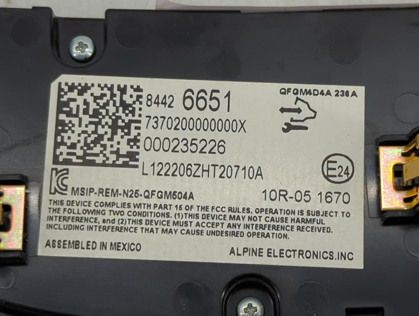 2019-2021 Chevrolet Malibu Climate Control Module Temperature AC/Heater Replacement P/N:84426651 7370200000000X Fits OEM Use