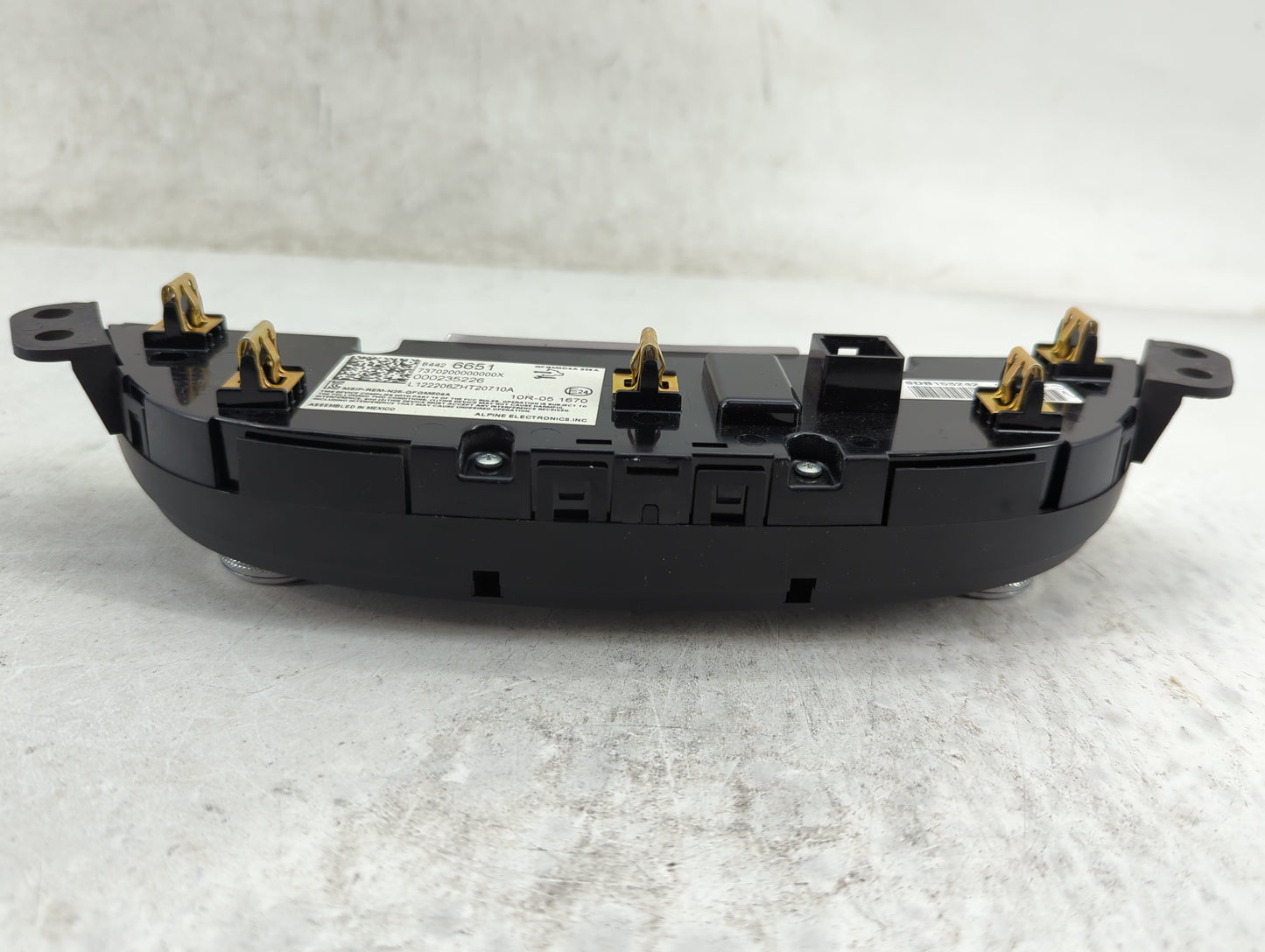 2019-2021 Chevrolet Malibu Climate Control Module Temperature AC/Heater Replacement P/N:84426651 7370200000000X Fits OEM Use