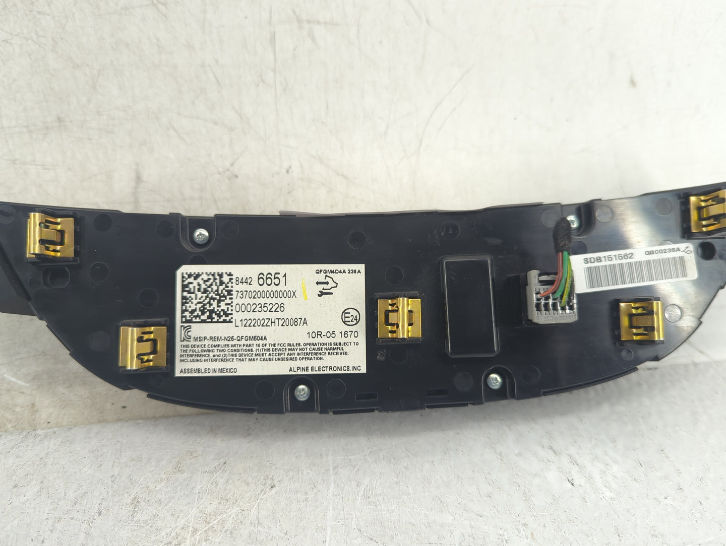 2019-2021 Chevrolet Malibu Climate Control Module Temperature AC/Heater Replacement P/N:84426651 QFGM4D4A Fits Fits 2019 202