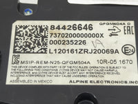 2019-2021 Chevrolet Malibu Climate Control Module Temperature AC/Heater Replacement P/N:84426646 7370200000000X Fits OEM Use