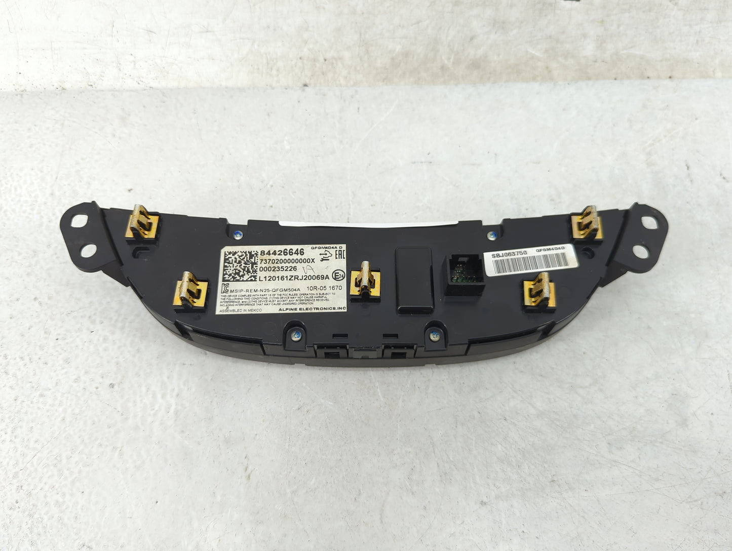 2019-2021 Chevrolet Malibu Climate Control Module Temperature AC/Heater Replacement P/N:84426646 7370200000000X Fits OEM Use