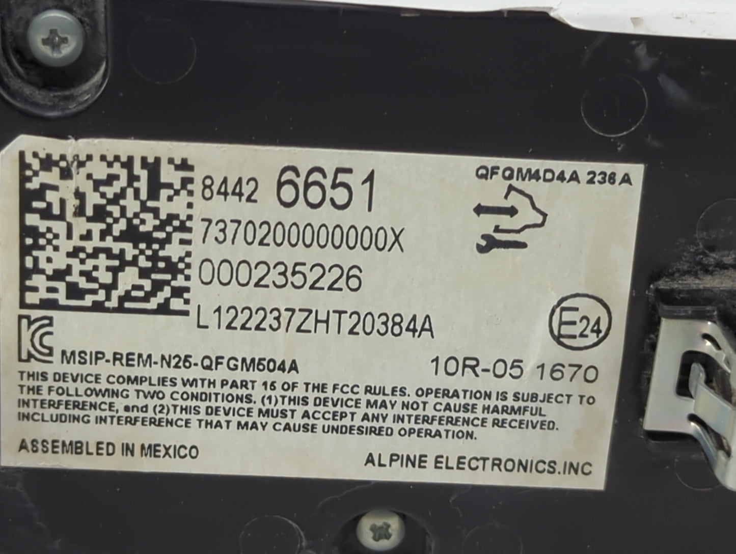 2019-2021 Chevrolet Malibu Climate Control Module Temperature AC/Heater Replacement P/N:84426651 7370200000000X Fits OEM Use